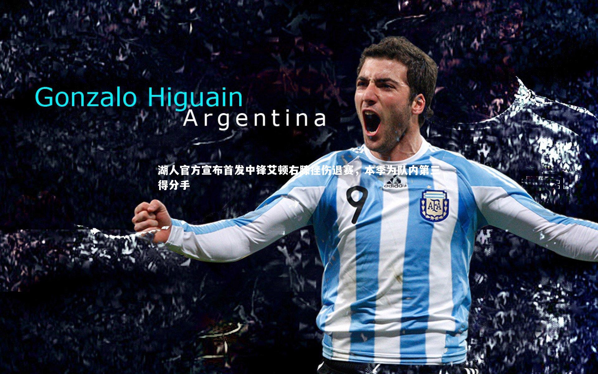 【开云体育平台】湖人官方宣布首发中锋艾顿右膝挫伤退赛，本季为队内第三得分手